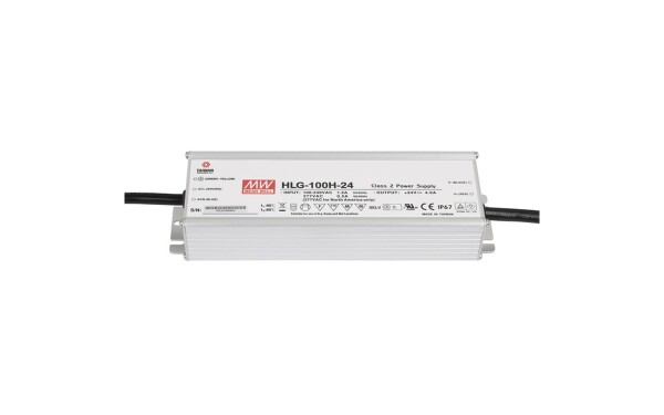 LED Power Supply 100 W 24 VDC HLG-100H-24