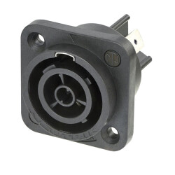 Showtec Powercon Chassis True1 Output (Schwarz) NAC-3FPX