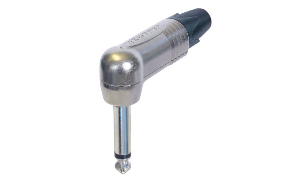 6.3mm NP-2-RX Right-Angle Jack plug Mono Nickel housing