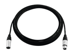 DMX cable XLR 3pin 1.5m bk Neutrik