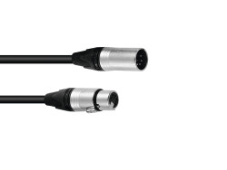 DMX cable XLR 5pin 1.5m bk Neutrik
