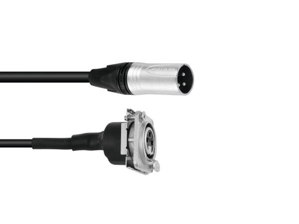 Patch Kabel XLR(M)/XLR(F) EB 1m sw
