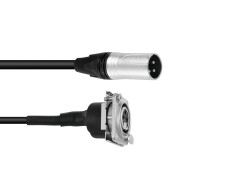 Patch Kabel XLR(M)/XLR(F) EB 1m sw