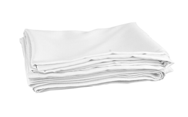 P&D Curtain - Medium Gloss Satin 165gr/m² Pleated White 300x500cm