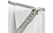 P&D Curtain - Medium Gloss Satin 165gr/m² Pleated White 300x500cm
