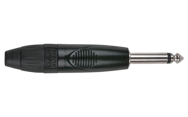 6.3mm Jack X-type Mono with Black endcap Black housing