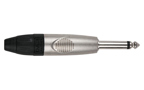 6.3mm Jack X-type Mono with Black endcap Nickel housing