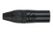 XLR 3p. X-type Male Black endcap Black Housing