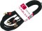 NAK0.5CC-SIAM 2x Cinch M stereo zu 2x Cinch M stereo, 0.5m schwarz