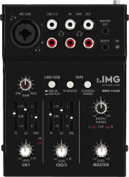 2-Kanal-Audio-Miniatur-Mischpult, USB