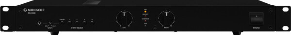 Stereo-Verstaerker, 1 HE, Class D, 2 x 100W