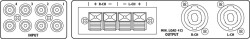 Stereo-Verstaerker, 1 HE, Class D, 2 x 100W