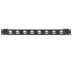 872230 - 19" gewinkelte Rackblende für 8x...