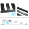 PEDALBAY® 60 - Variables Pedalboard mit Gepolsterter Tragetasche, 60 cm