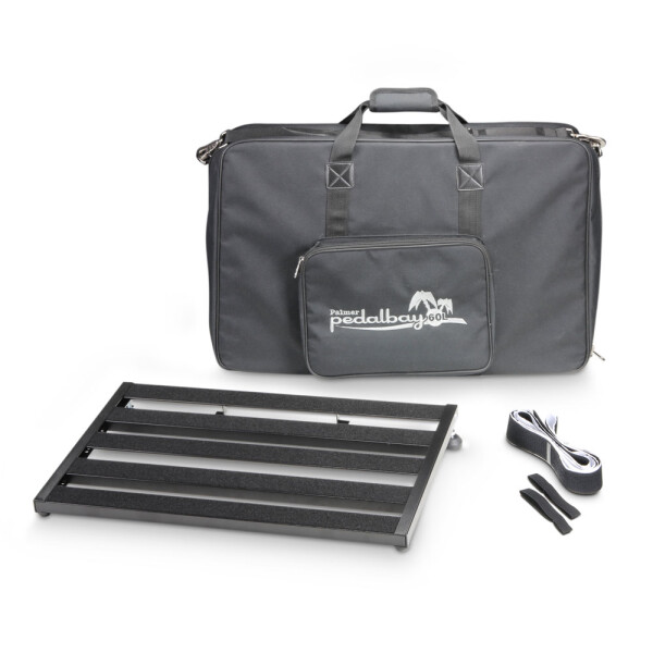 PEDALBAY® 60 L - Lightweight Variable Pedalboard with Protective Softcase, 60 cm