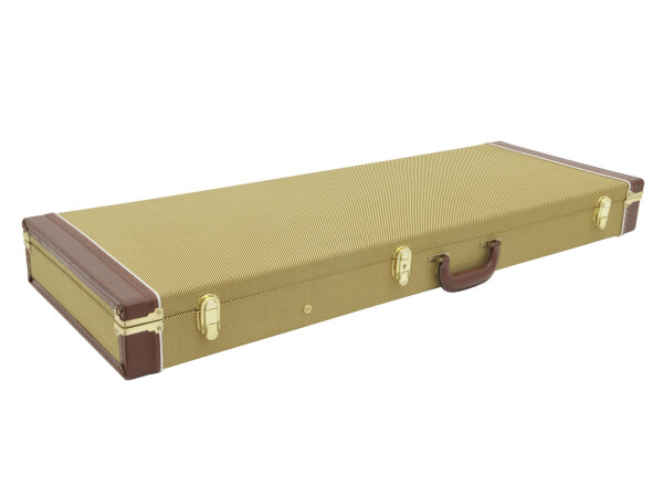 Wooden Case for E-Guitars, tweed
