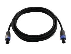 Lautsprecherkabel Speakon 4x4 5m sw