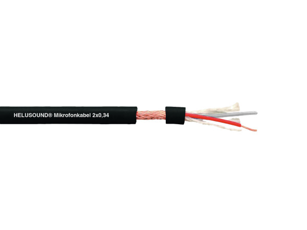 DMX cable 2x0.34 100m bk