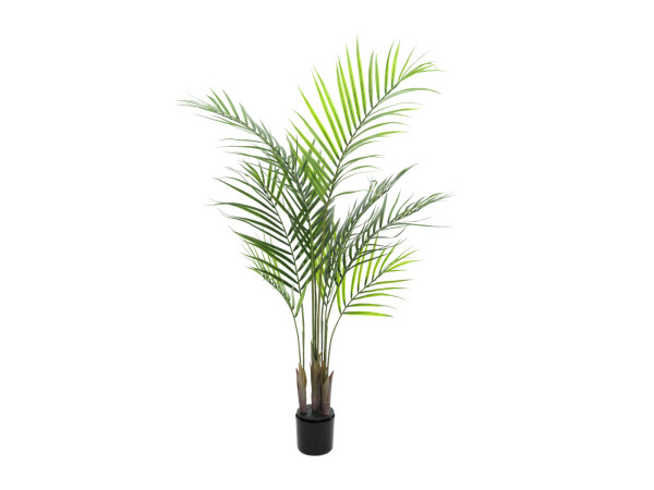 Areca palm with big leaves, artificial plant, 125cm