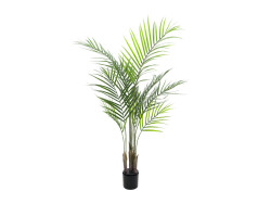 Areca palm with big leaves, artificial plant, 125cm