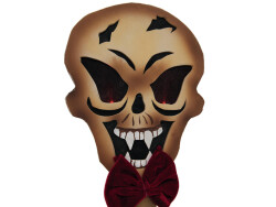 Halloween Bodenstecker Totenkopf