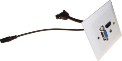 UP-EDIZIOdue schwarz,HDMI,3.5mm-Klinke,VGA-Durchf.