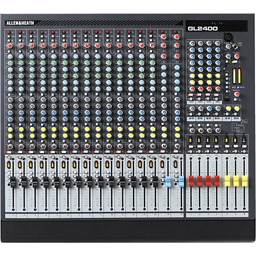 Location : Gl2400/ 16, console de mixage live, 16 entrées, 6 AUX, matrice