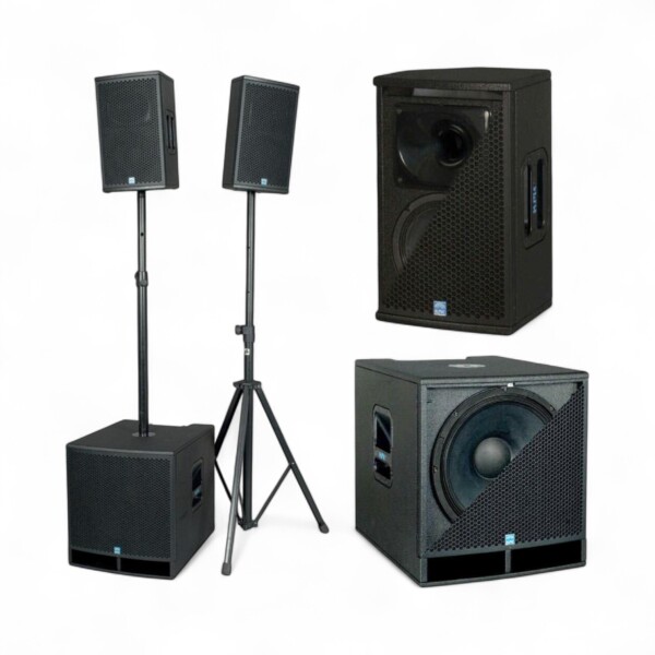 Noleggio: SD3, sistema attivo 1750 W, inclusi treppiedi e set di cavi