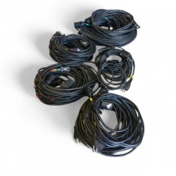 Miete: Kabel Set (115m) T13: 5x 3m, 10x 5m, 5x 10m;...