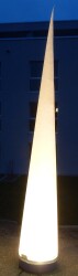 Noleggio: Cono di luce / Aircone 4m di altezza, 63cm di...
