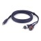 Noleggio: Adattatore audio, 2x RCA - Minijack / AUX, 3m, (connessione I-Pod e Laptop)