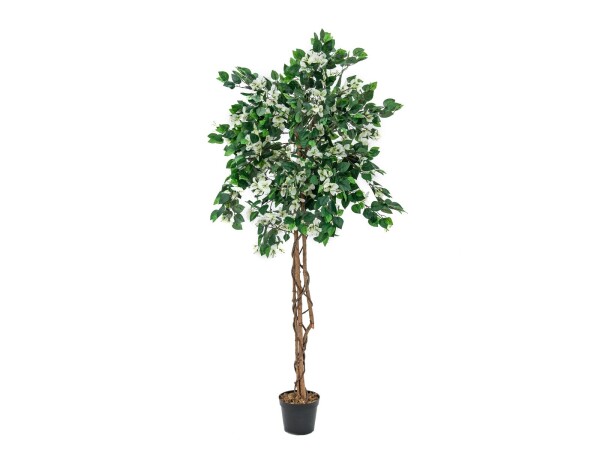 Bougainvillea, artificial plant, white, 150cm