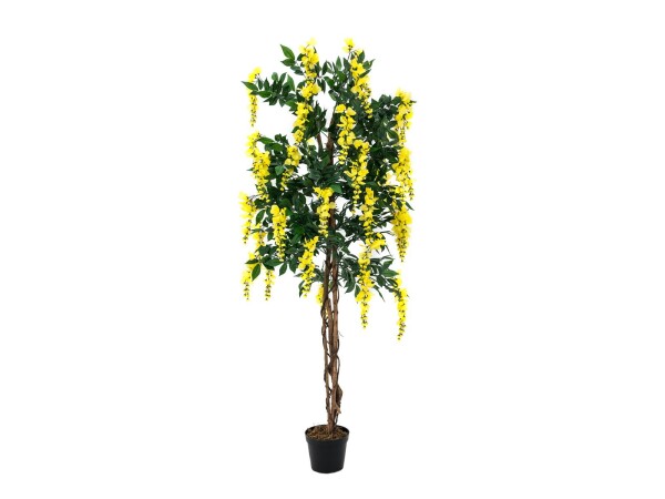 Wisteria, artificial plant, yellow, 150cm