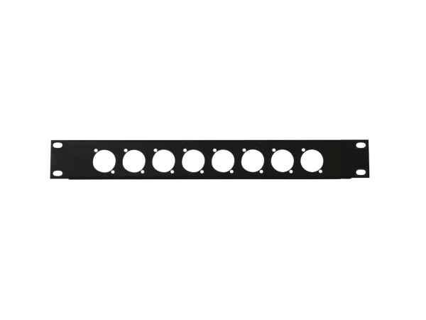 Frontplatte Z-19 8x XLR (D-Typ) 1HE