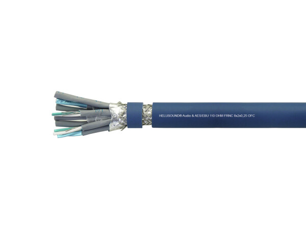 Audiocable 8x2x0.25 AES/EBU 100m
