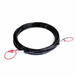 CO2 high pressure hose 3/8 Male - Female, 2m