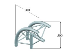 DECOLOCK DQ3-PAC25R 2-Way Corner 90°