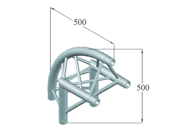 TRILOCK 6082AC-24R 2-Way Corner 90°