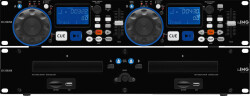 Dual-CD-Spieler MP3, USB, SD/MMC, 2x2 HE