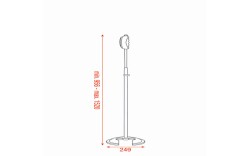 Quick lock microphone stand