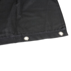 0152 X 36 - Molton per palcoscenico B1 negro orlato con...