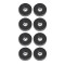 4906 M8 AH - Bustina con set di 8 piedi in gomma 38 x 10 mm