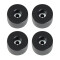 4911 M4 AH - Bustina con set di 4 piedi in gomma 38 x 25 mm