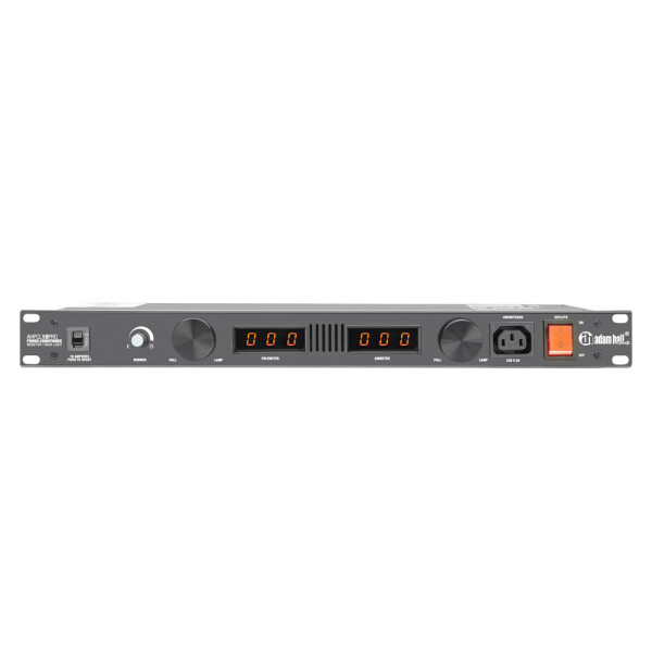 PCL 10 PRO - Régulateur de tension avec voltmètre et ampèremètre, afficheur et éclairage de rack