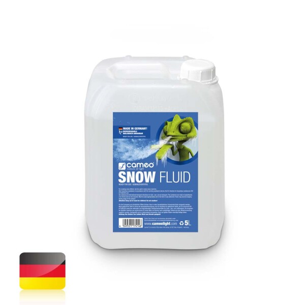 SNOW FLUID 5 L - Liquido speciale per macchine effetto neve per la produzione di schiuma da 5 l