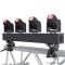 HYDRABEAM 400 RGBW - Impianto di illuminazione con 4 proiettori a testa mobile ultraveloci dotati di Quad-LED RGBW CREE da 10 W
