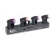 HYDRABEAM 400 RGBW - Impianto di illuminazione con 4 proiettori a testa mobile ultraveloci dotati di Quad-LED RGBW CREE da 10 W