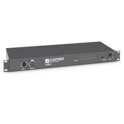 SB8.3 - Splitter/booster a 8 canali DMX (a 3 poli)