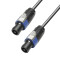 4 STAR 4 x 2.5 SPEAKER 0.4m - Lautsprecherkabel | Adam Hall® Stecker 4 x 2,5 mm² | 0.4 m