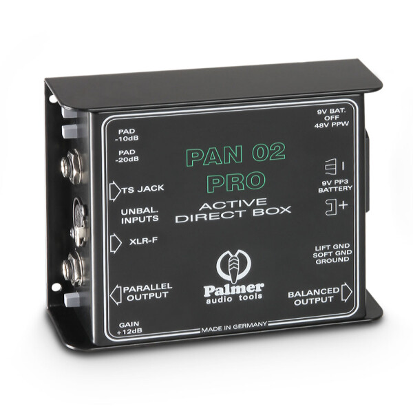 PAN 02 PRO - Professionelle DI-Box aktiv